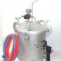 2-1/2 GALLON AIR PAINT PRESSURE POT ALUMINUM TANK SPRAY GUN SPRAYER & HOSES