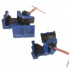 LOT OF TWO  2-1/2" JAW WELDER WELDING MOLDING 90° ANGLE CORNER CLAMP BENCH VISE