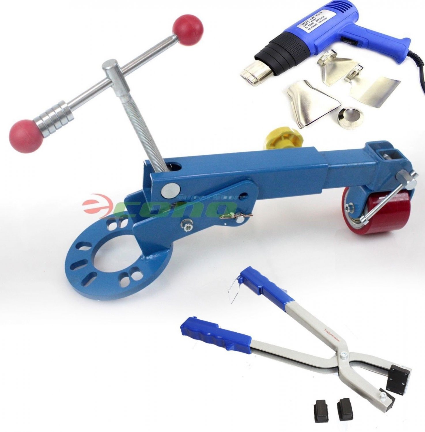 Fender Roller Tool Lip Rolling Extend Tools w/1500W Heat Gun And Fender Finisher