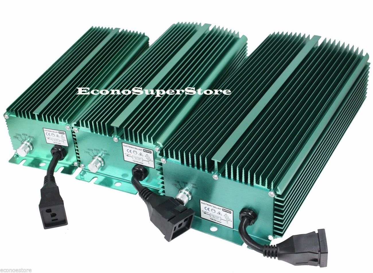 DIMMABLE 1000W 600W 400W SUPER LUMEN MH HPS HYDROPONIC DIGITAL BALLAST MAX GROW