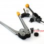 Ratchet Packaging Strapping Crimper Tool Kit Poly 690ft Strap & 400 Steel Seals