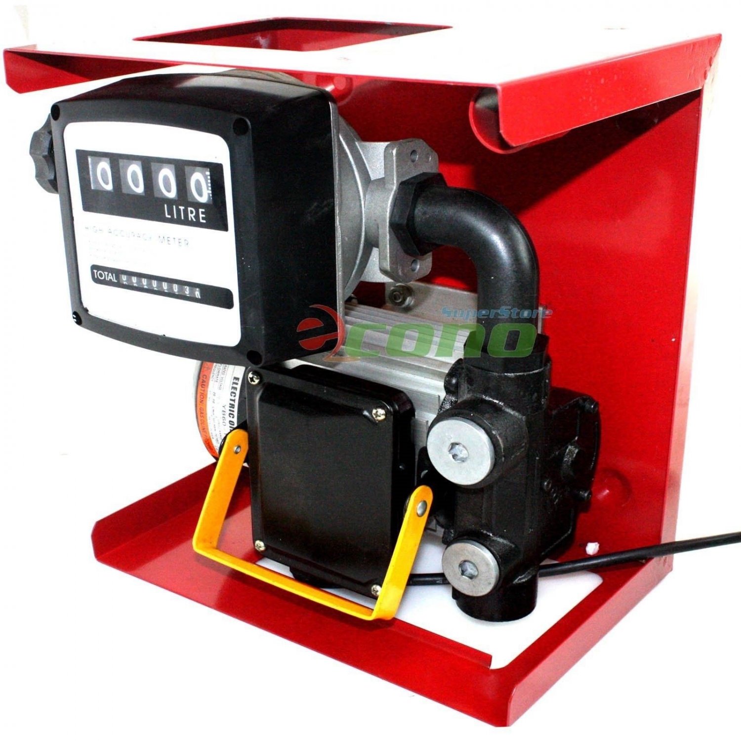 AC 110V Diesel Fuel Refill Pump Mechanical Meter Fueling W/Automatic