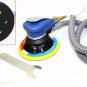 6" Air Random Orbital Palm Sander Vacuum Type w/ 20pc 80 & 100-Grit Sanding Disc