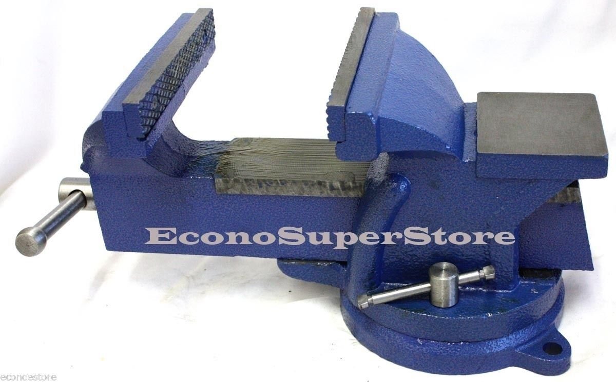 6" BENCH VISE CLAMP TABLETOP 90Degr SWIVEL LOCKING BASE
