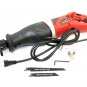 9.5 Amp 1100W Reciprocating Saw Kit Variable Metal & Wood Cut Tool W/ 2 Blades