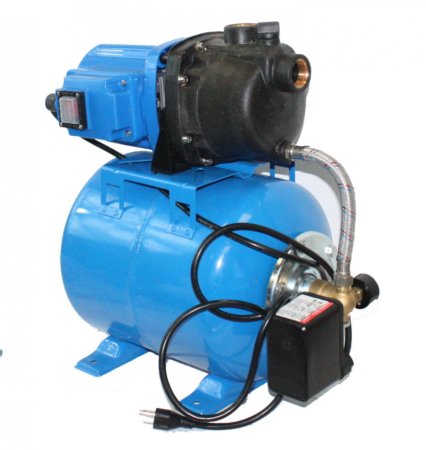 SHALLOW GARDEN  WATER PUMP W/ BOOSTER SYSTEM 1000GPH  110v 1.6 HP PUMP W/TANK