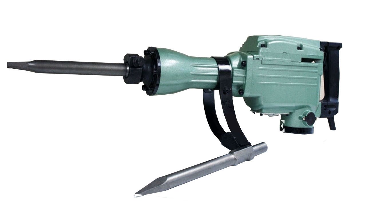 DEMOLITION ELECTRIC JACK HAMMER 1700BPM CONCRETE BREAKER W/SPADE SCOOP SHOVEL