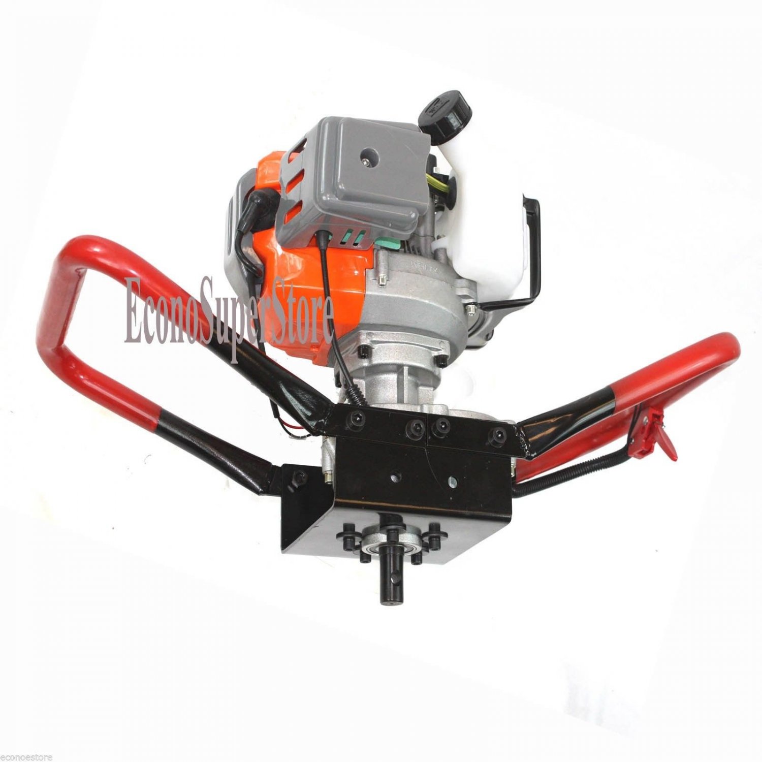 52c Post Hole Digger Gas Power Engine Single Person Auger Fencing Drilling Hole