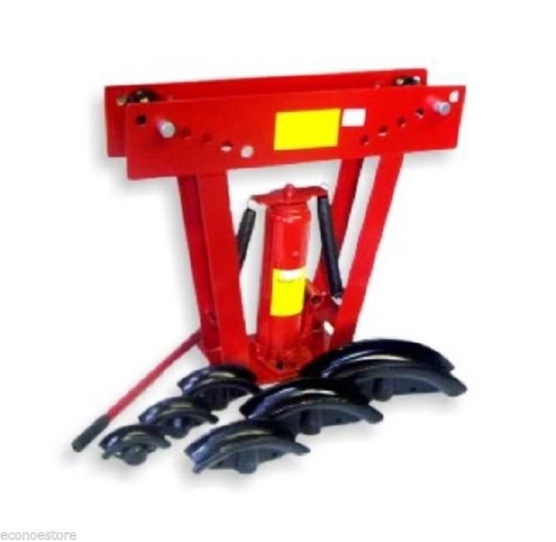 12 Ton Hydraulic Pipe Bender 6 Dies Tube Tubing Bending
