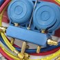 NEW R134A A/C DIAGNOSTIC TESTING CHARGING MANIFOLD GAUGE HVAC METER KIT