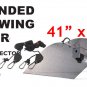 1000W Double End Hydroponic Indoor Growth Kit Ballast Adjust Wing Reflector HPS