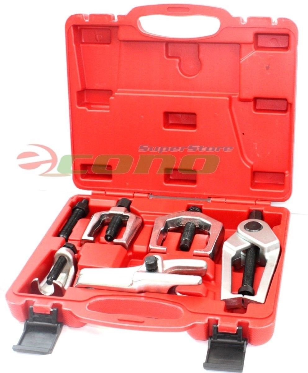 5PC Pitman Arm Tie Rod End Ball Joint Separator Remove Inner Bearing Race Puller