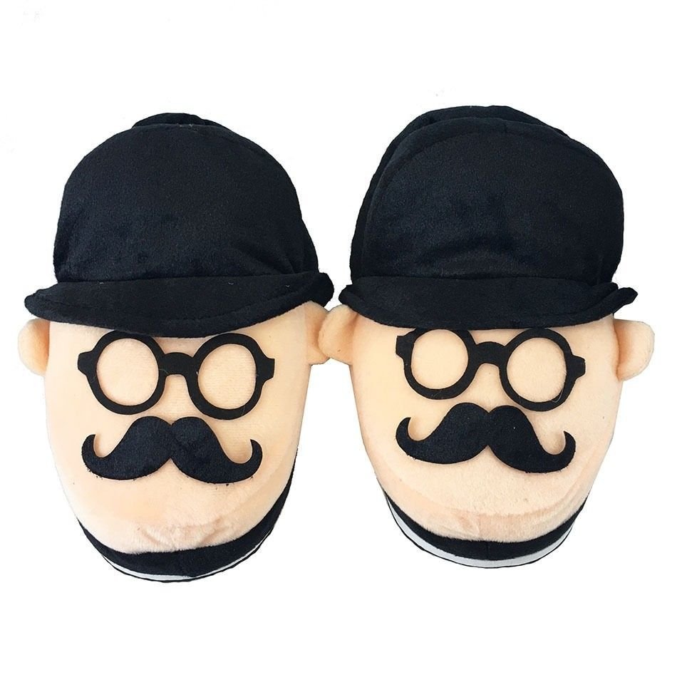 Men's Boy's Cute Winter Warm Soft Plush Antiskid Indoor / Outdoor Home Slippers