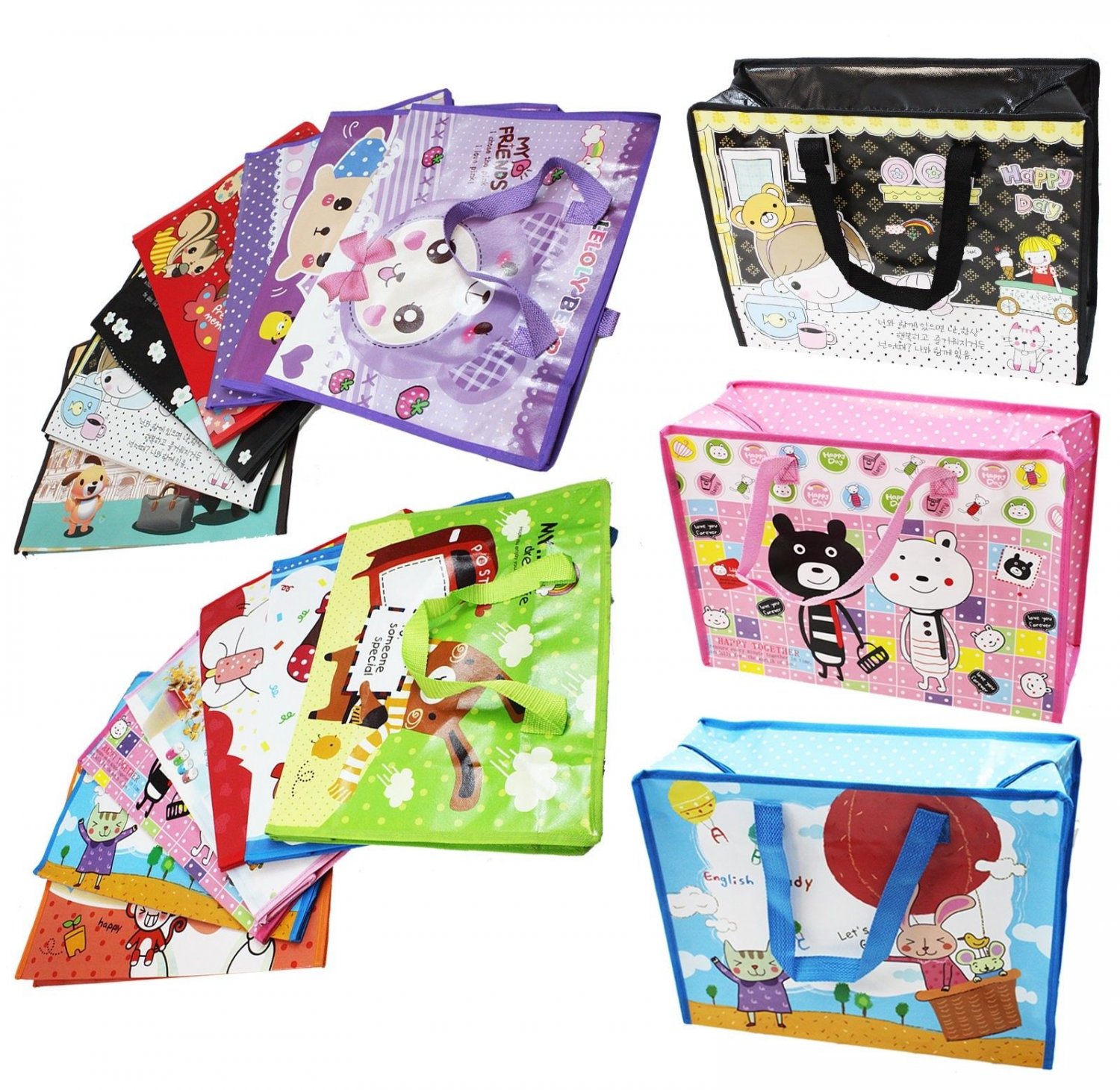 Recycle Waterproof Beach Lunch Snake Tote Bag Travel Picnic Back To School