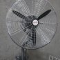 LOT TWO 20" Metal Wall Mount Oscillation Fan 220V 3-Speed Air Flow Circulate Fan