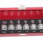 6 pcs  3/4" Dr. Spline and TamperProof Star Socket set T100 T90 T80 T70 M18 M16