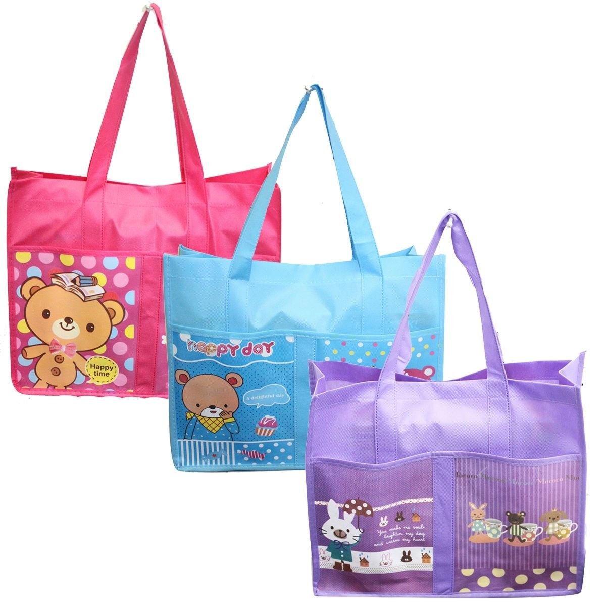 Fabric Recycle Bag Beach Lunch Snake Tote Bag For Travel Picnic Back To School