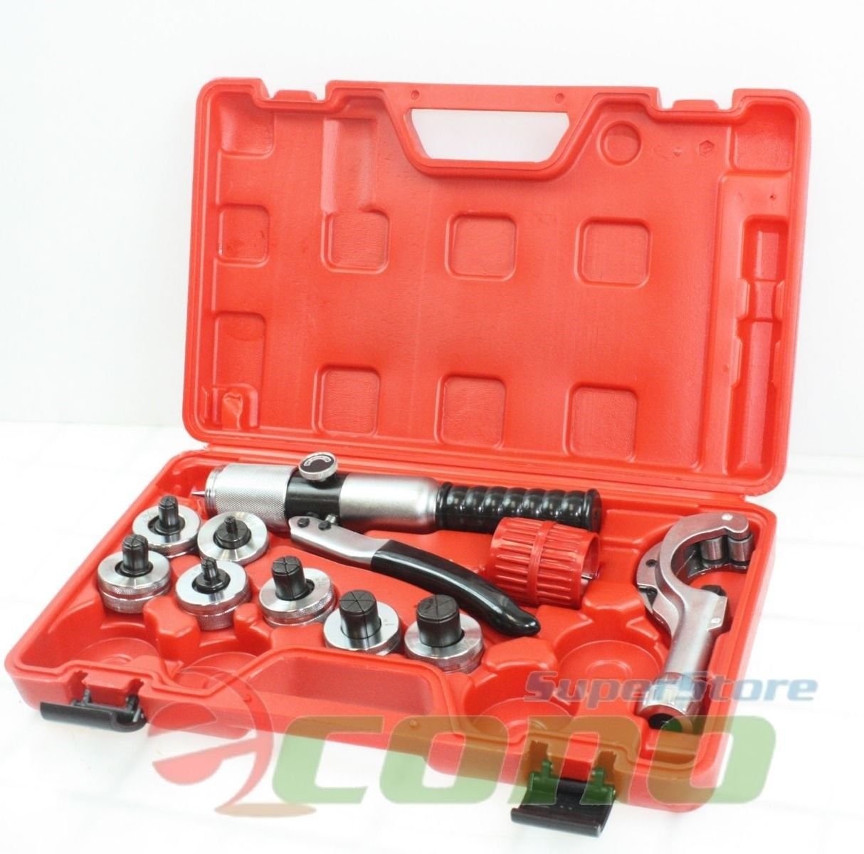 Pro Hydraulic HVAC Pipe Tube Expander 7 Lever Expanding Swaging Kit 3/8"-1-1/8"