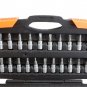 46PC 1/4" Inch Dr Socket & Bit Set Ratchet Star Hex Philips Flexible Extension