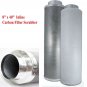 8" Carbon Filter & Inline Exhaust Fan Air Blower HydroponicOdor Control Scrubber