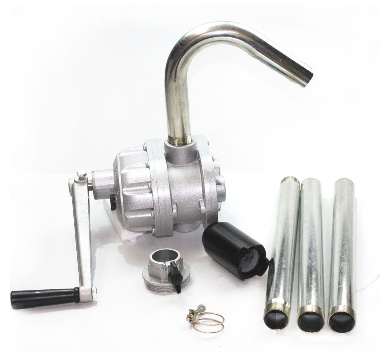 Oil Fuel Pump High Flow Aluminum Drum Pump W/ Steel Vane 25 Gpm