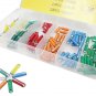 120 PC European Assorted Car Blade Fuse Color Coded Industrial Replacement Kit