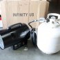 51000 BTU FORCED AIR PROPANE LP GAS SPACE OUTDOOR HEATER HEATIN W/REGULATOR HOSE