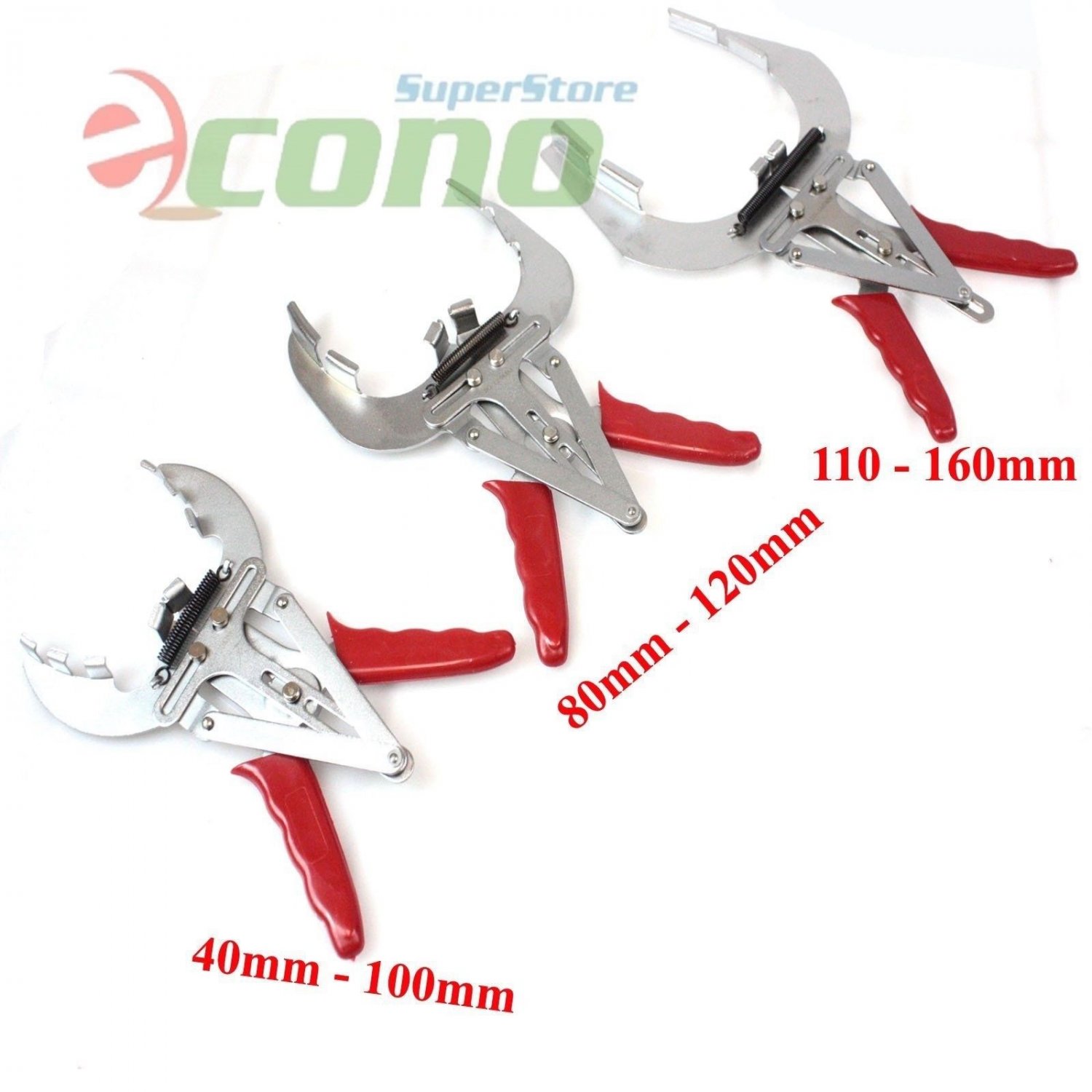 3 Piston Ring Quick Installer Remover Engine Pliers 40- 160mm Expander