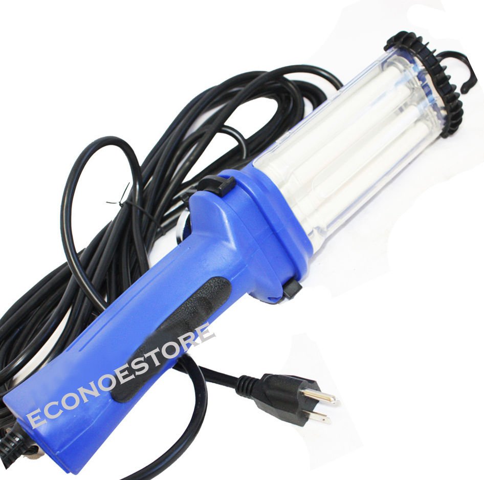110V 25FT CORDED TWIN FLUORESCENT WORK LIGHT 26 WATT
