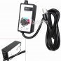 6" Inline Fan Air Blower Speed Controller Hydroponic Odor Scrubber Carbon Filter