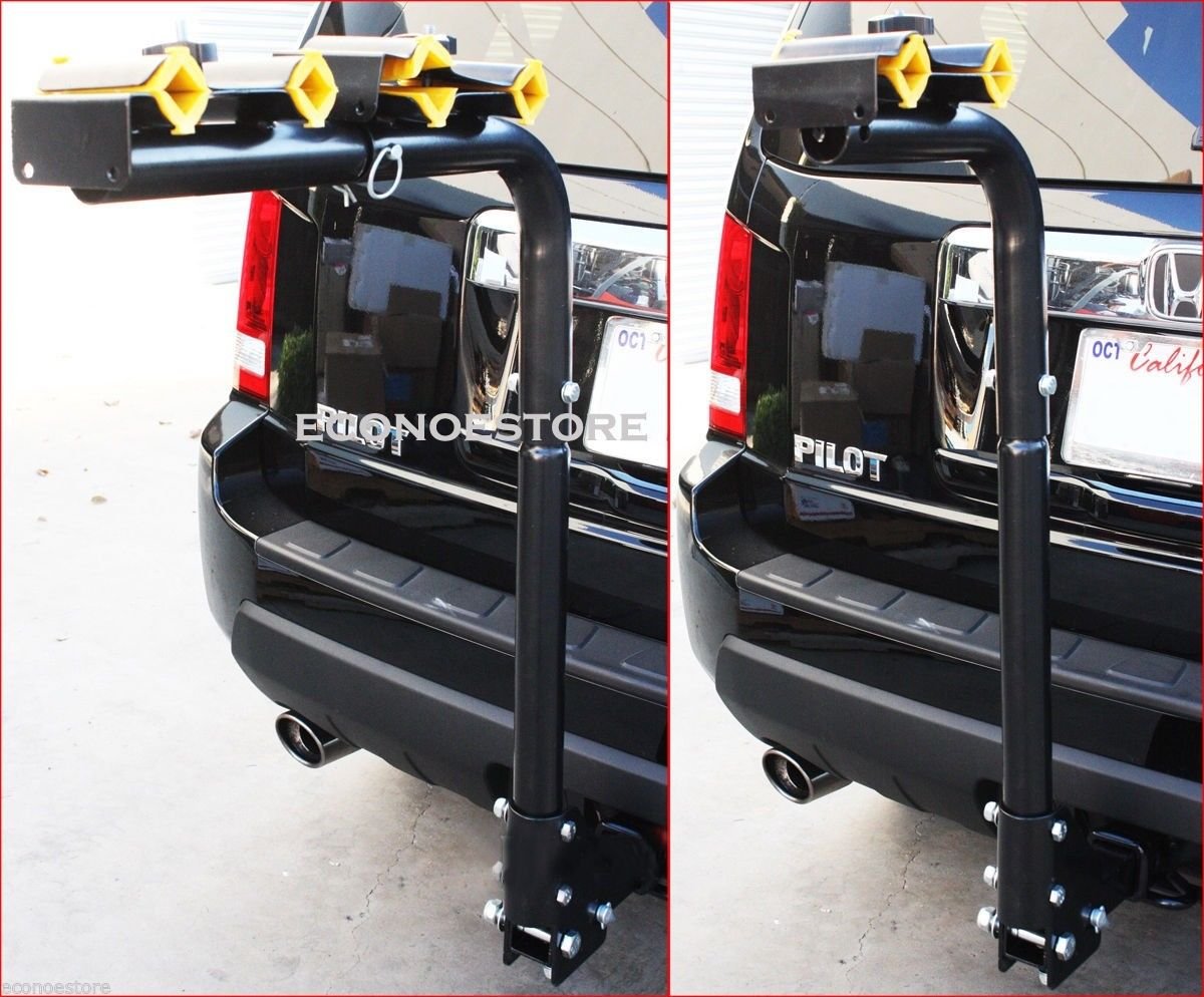 4 Bike Rack 2" Hitch Swing Down 4 Bicycles Rack Mount Bike Carrier Car Auto Suv