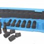 NEW 10pc 3/8" Drive Universal Swivel Deep Impact Socket Set CR Molybdenum METRIC