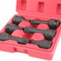 6pc 1/2" Sq Drive Impact Spline Socket Bit Set M18 M16 M14 for auto shop