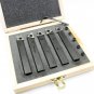 5 Piece 1/2" MINI LATHE INDEXABLE CARBIDE INSERT CHIPBREAKER TOOL BIT SET