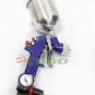 2.0mm Air HVLP Gravity Feed Spray Paint Gun w/Regulator & 600cc Aluminium Cup