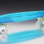 Vintage Cruiser Style Skate Boards Deck Street Skateboard w/Light Up Wheel