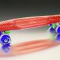 Vintage Cruiser Style Skate Boards Deck Street Skateboard w/Light Up Wheel