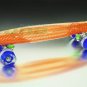 Vintage Cruiser Style Skate Boards Deck Street Skateboard w/Light Up Wheel