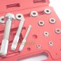17pc Bushing Bearing Install Driver Set Kit Metric 10mm to 42mm w/Case Free Ship