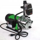 Combo 1.6 HP 1200W Jet Shallow Water Well Booster Pump w/ Pressure Controller