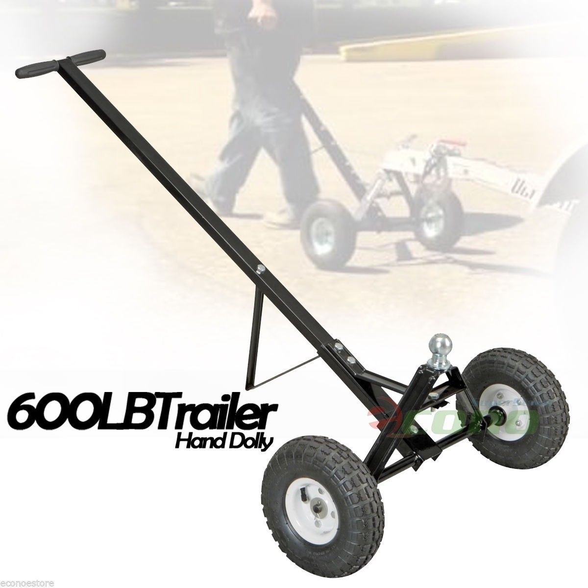 Heavy Duty 12" wheels 600 LB Utility Trailer Hand Dolly