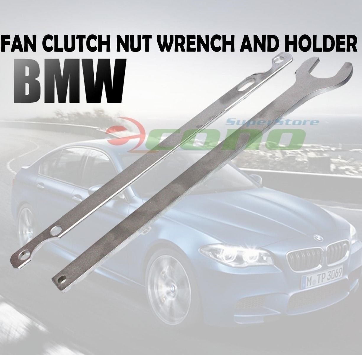BMW GM Fan Clutch Nut Wrench & Holder Water Hub Holding Tools M52 M54 M56 M60