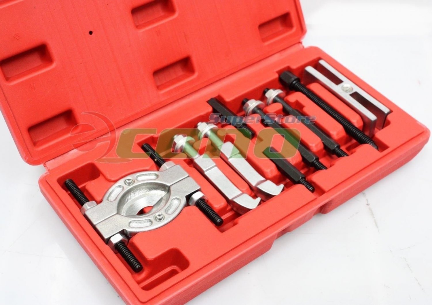 Mini 9pc Bearing Puller Separator Set  30-50mm Pull Out Jaw Gear Pulley Removal