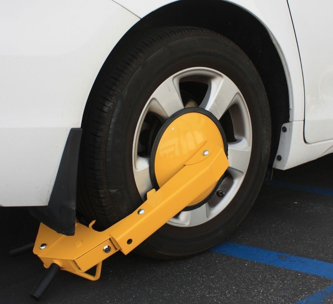 Lot Two Anti Theft Wheel Lock Clamp Boot Tire Claw Parking Car Truck RV Trailer