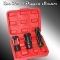 3pc Diesel Oxygen Sensor Injector Socket Vaccum Switch Set 22mm 28mm w/ 1/2" Dr