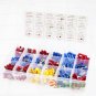 520pc ASSORTED WIRE CONNECTORS TERMINALS KIT - ELECTRICAL WIRING SPLICE