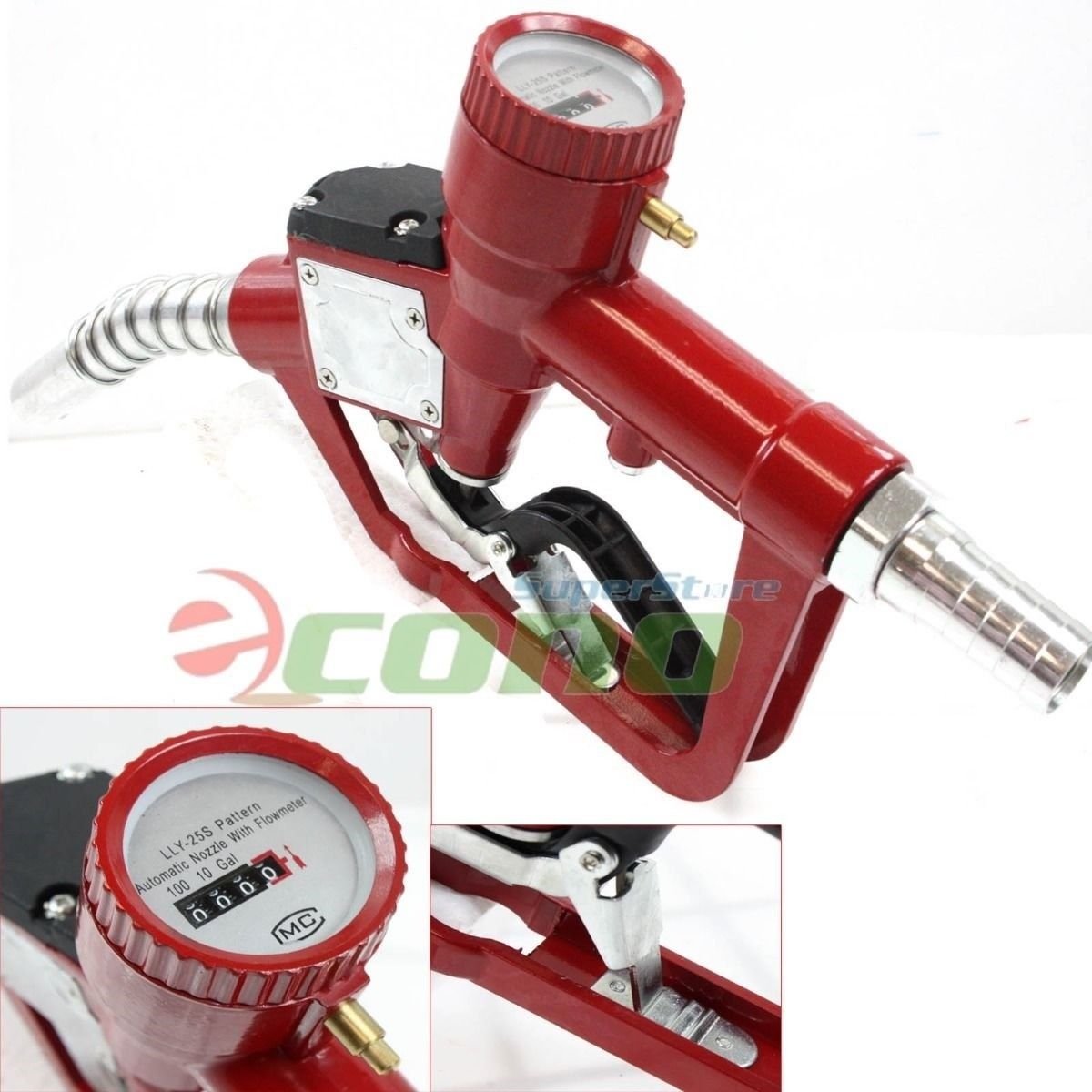 Automatic Self Shut Off Fuel Gasoline Diesel 16 GPM Refill Gun Nozzle Dispenser