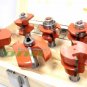 6pc Straight Angle Raised Panel Carbide Router Bits Set Tipped Kitchen Door Rail