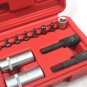 Air conditioning repair tool set 12pcs 1/4" Valve Cap Removers Core Car