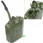 Lot 2 10L 2.5 Gallon Jerry Can Gas Fuel Steel Tank Green Military NATO Style
